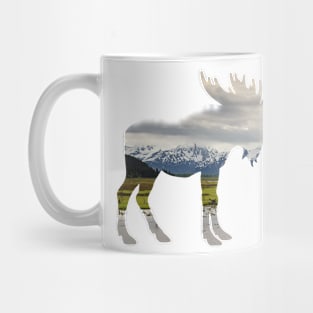 Moose shape design Alaska Mug